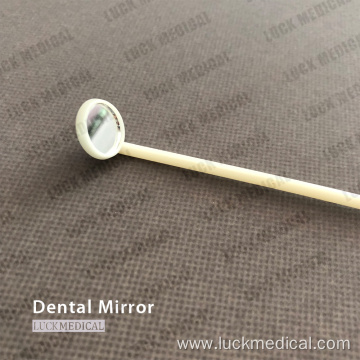 Medical Plastic Mouth Mirror Oral Inspection Use